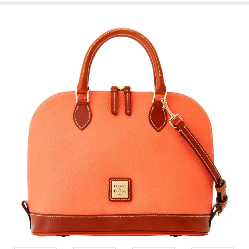 Bright orange Dooney and Bourke Purse